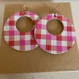 Cork statement earrings ❤️